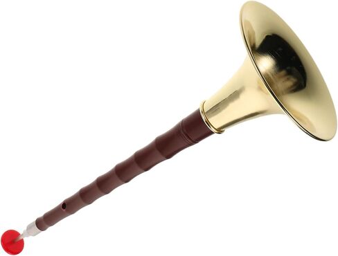 Ciieeo Suona Wind Instrument Beginner Kit, Plastic Ethnic Chinese Suona with High-strength Abs Resin, Corrosion and Crack Resistant, Lightweight Gold Finish, Portable Practice Instrument in Kuwait