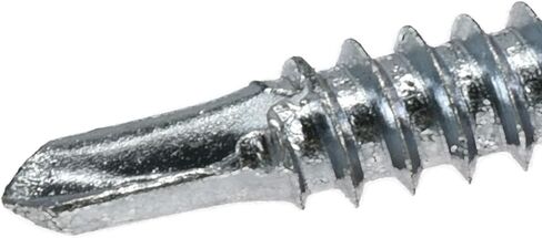 Power Pro Premium Self-Drilling Metal Screws, Zinc Plated Steel, Hex Washer Head Metal to Metal Winged Point Screws, Silver, #10 x ¾ inch, Box of 112 Screws in Kuwait