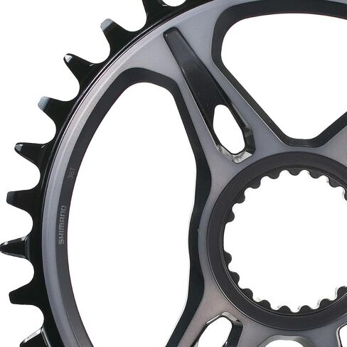 Shimano SM-CRM95 XTR 1x سلسلة تثبيت مباشر لكرنك M9100 وM9120، تتطلب سلسلة متوافقة مع Hyperglide+، 36T | حلقات الدراجة وملحقاتها in Kuwait