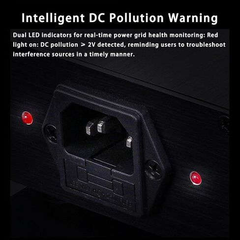 PW3 2000W DC Blocking AC Power Purifier، فلتر ضوضاء الصوت Hi-Fi | القضاء على هوم المحولات وإزاحة شبكة التيار المستمر، مثالي للمسرح المنزلي، والصوت الاحترافي، وإضاءة المسرح، والمعدات الصناعية in Kuwait