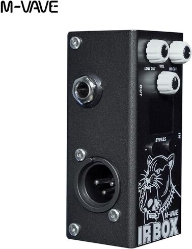 IR-Box Compact Guitar & Bass Cab Simulator Pedal with 32 IR Presets, 9-Band EQ Module, XLR Output & App Customization – High-Fidelity Portable IR Loader in Kuwait