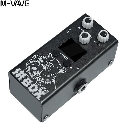 IR-Box Compact Guitar & Bass Cab Simulator Pedal with 32 IR Presets, 9-Band EQ Module, XLR Output & App Customization – High-Fidelity Portable IR Loader in Kuwait