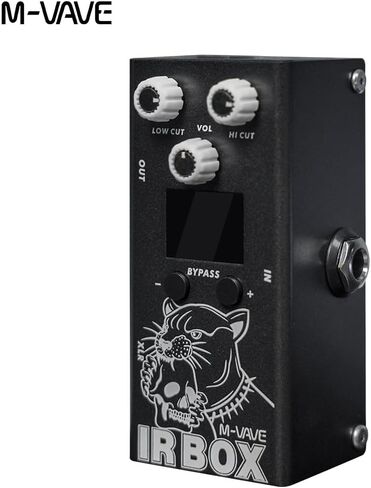 IR-Box Compact Guitar & Bass Cab Simulator Pedal with 32 IR Presets, 9-Band EQ Module, XLR Output & App Customization – High-Fidelity Portable IR Loader in Kuwait