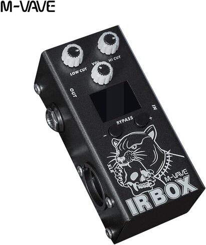 IR-Box Compact Guitar & Bass Cab Simulator Pedal with 32 IR Presets, 9-Band EQ Module, XLR Output & App Customization – High-Fidelity Portable IR Loader in Kuwait