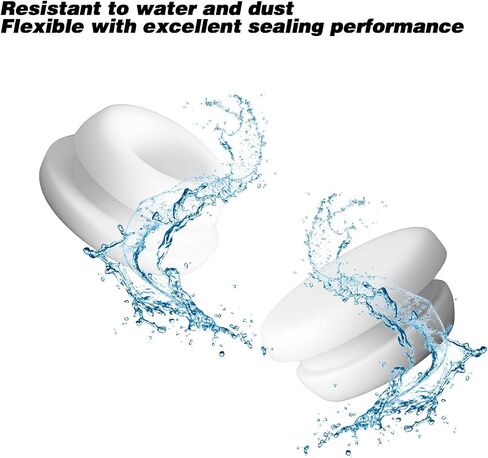 10 Pcs Hole Plug, 3/8 Inch White Button Hole Plugs 10 Mm Bulk Silicone Holes Plugs Round Seal Button Stopper Snap in Locking Rubber Holes Plug for Home Bathtub Furniture Automotive in Kuwait