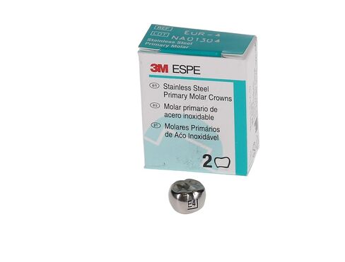 3M ESPE 3M-EUR4 Nichro Second Primary Molar Crown, Upper Right (Pack of 5) in Kuwait