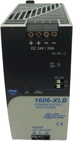 BAYDE 1606-XLB480E 1606-XLE Power Supply 480W 24VDC for Allen Bradley 1606-XLB480E in Kuwait