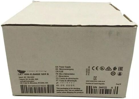 BAYDE 1606-XLB480E 1606-XLE Power Supply 480W 24VDC for Allen Bradley 1606-XLB480E in Kuwait