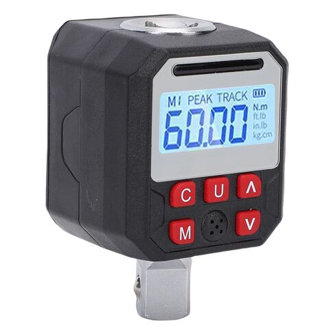 Aramox 1/2 Digital Torque Adapter 0-60Nm 2% Accuracy Preset Values 500 Data Storage Buzzer and LED Alerts with 3 Mode Torque Wrench Tester and 4 Units for Auto Moto DIY in Kuwait