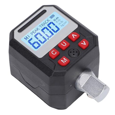 Aramox 1/2 Digital Torque Adapter 0-60Nm 2% Accuracy Preset Values 500 Data Storage Buzzer and LED Alerts with 3 Mode Torque Wrench Tester and 4 Units for Auto Moto DIY in Kuwait