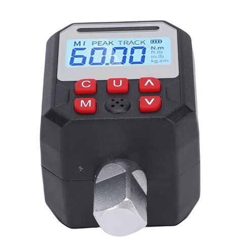 Aramox 1/2 Digital Torque Adapter 0-60Nm 2% Accuracy Preset Values 500 Data Storage Buzzer and LED Alerts with 3 Mode Torque Wrench Tester and 4 Units for Auto Moto DIY in Kuwait