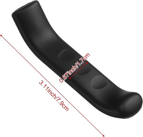 4 Pairs Bicycle Brake Lever Grips Covers Anti-Slip Silicone Brake Grip Sleeve Handle Protection Cover Universal Type Levers for Bicycle, Cycling, Road/Mountain Bikes (Black) in Kuwait