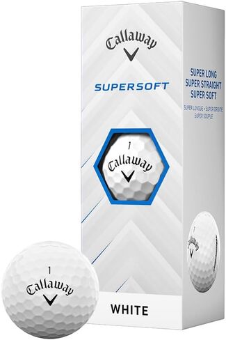 كرات الجولف Callaway Supersoft (أبيض، 3 قطع) كم واحد 2025 in Kuwait