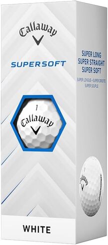 كرات الجولف Callaway Supersoft (أبيض، 3 قطع) كم واحد 2025 in Kuwait