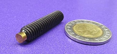 مجموعة أطراف نحاسية من الفولاذ بلمسة نهائية من أكسيد الأسود برغي 5/16 بوصة - 18 × 1.25 بوصة (1 1/4 بوصة) طول الخيط 5 قطع in Kuwait