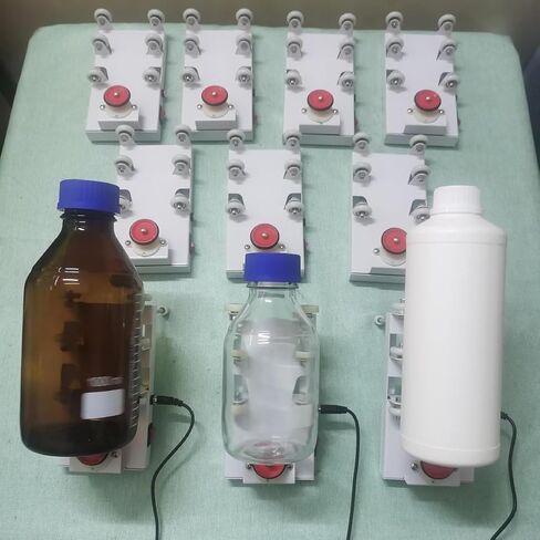 ماكينة رش طلاء كهربائية، خلاط طلاء وحبر محمول لزجاجات أسطوانية سعة 1 لتر/500 مل، نقل حبر عالي واستعادة الألوان، آلة رج الطلاء الفنية والحرفية in Kuwait