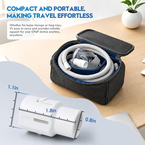 محول خرطوم AirMini، موصل أنابيب CPAP متوافق مع ResMed AirMini - قطر خرطوم 19 مم و22 مم، ملحق مناسب للسفر AirMini CPAP (عبوتان) in Kuwait