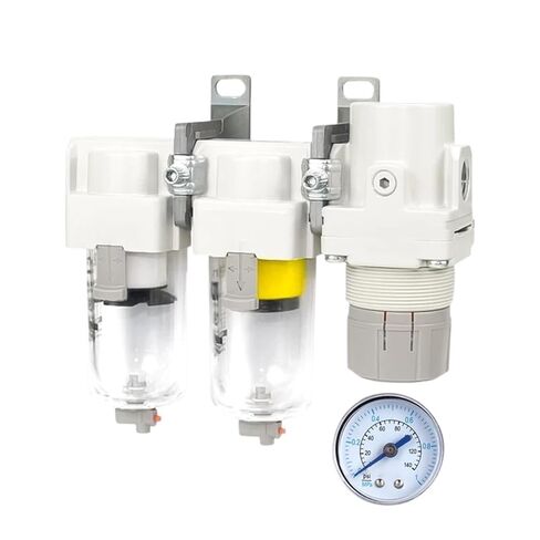 Air Combination Filter + Mist Separator + Regulator AC20C -02G-A AC30-03G-A AC20-01G-A Auto Drain 1Pcs(AC20C-01G-A) in Kuwait