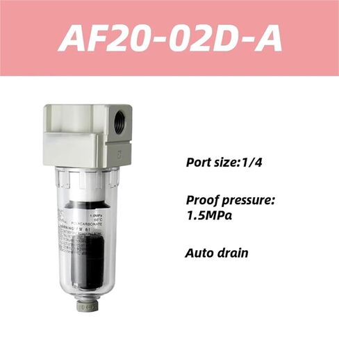 ضاغط الهواء مصدر الترشيح المعالج تصفية فاصل الزيت عن الماء AF10-M5-A AF20-02D-A 1 قطعة (AF20-02D-A) in Kuwait