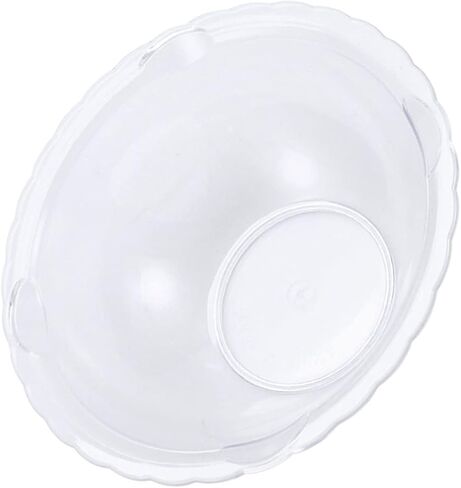 PRETYZOOM Sturdy Transparent Small Face Washing Basin with Lace Design Hand Washbasin for Home Dormitory and Beauty Salon Use Practical Portable Face Basin for Everyday Cleaning in Kuwait