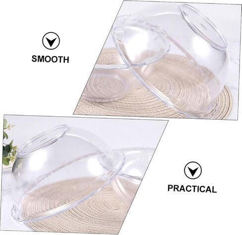 PRETYZOOM Sturdy Transparent Small Face Washing Basin with Lace Design Hand Washbasin for Home Dormitory and Beauty Salon Use Practical Portable Face Basin for Everyday Cleaning in Kuwait