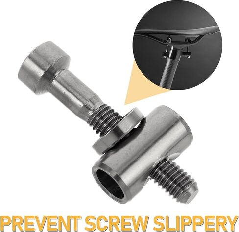 Bike Seatpost Fixing Bolts and 2pcs M5x30 Titanium Alloy Locking Structure Anti-loosening Design for Mountain Bike Seatpost Suitable for Terrains and Smooth Roads in Kuwait
