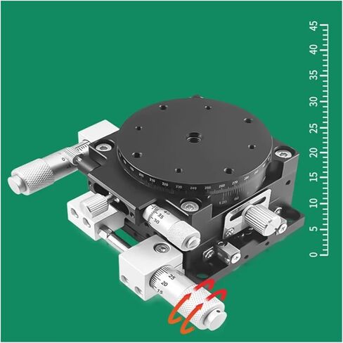 3 محاور 60*60 مللي متر طاولة تشذيب يدوية طاولة ترجمة وطاولة دوارة عبر السكك الحديدية LS60-L,XYR60-L 60*60 مللي متر in Kuwait