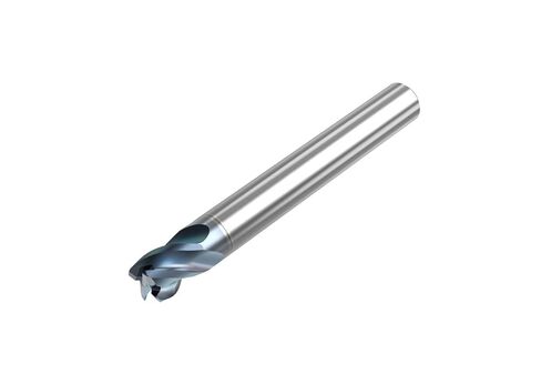 Seco Tools STR440.2-0.375-D1-R020.0-Z4 HTA Carbide Radius End Mill, HTA Coating, 4 Flutes, 0.3750" Cutting Diameter, 0.3750" Shank Diameter, 2.000" Overall Length, 0.3750" Cut Length in Kuwait