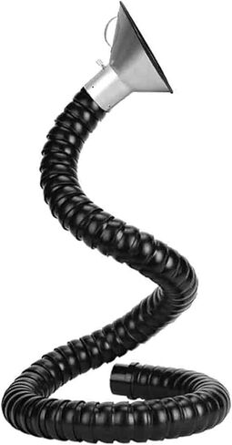 This Flexible Fume Extractor Hose, Adjustable Dust Collect Pipe with Round Nozzle, 150cm (4.9ft) Smoke Removal for Labora, Auto Repair Shop, Workshop(6.8cm/2.7in) in Kuwait