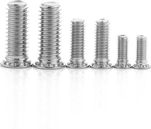 FHS-256-12 مسامير ذات رأس متساطح ذاتية التثبيت، ستانلس ستيل 304 دقيقة. سماكة الورقة 1، حجم الفتحة في الورقة 2.16 - (عدد القطع: FHS-256-8) in Kuwait