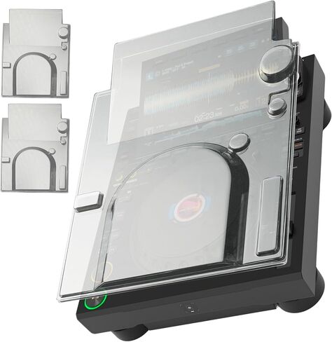 غطاء من البولي كربونات مكون من قطعتين لجهاز Pioneer DJ CDJ-3000X، غطاء صلب لمعدات DJ واقي من الكمبيوتر الشخصي للحيوانات الأليفة مقاوم للخدش وغطاء واقي للسفر in Kuwait