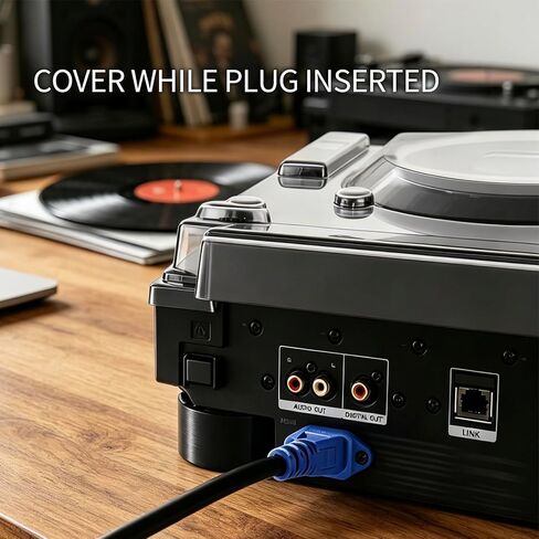 غطاء من البولي كربونات مكون من قطعتين لجهاز Pioneer DJ CDJ-3000X، غطاء صلب لمعدات DJ واقي من الكمبيوتر الشخصي للحيوانات الأليفة مقاوم للخدش وغطاء واقي للسفر in Kuwait