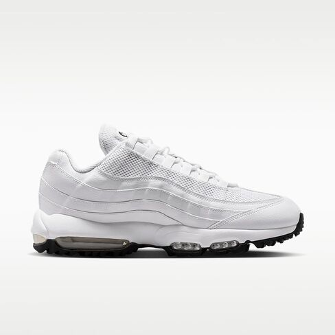 حذاء الجولف Nike Air Max '95 G (أبيض/أبيض/جرافيت فاتح/أسود) in Kuwait