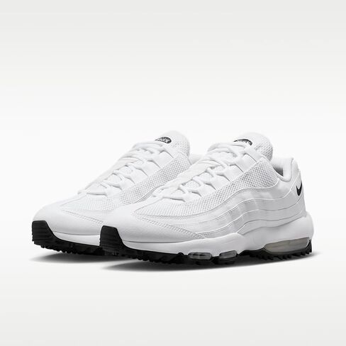 حذاء الجولف Nike Air Max '95 G (أبيض/أبيض/جرافيت فاتح/أسود) in Kuwait