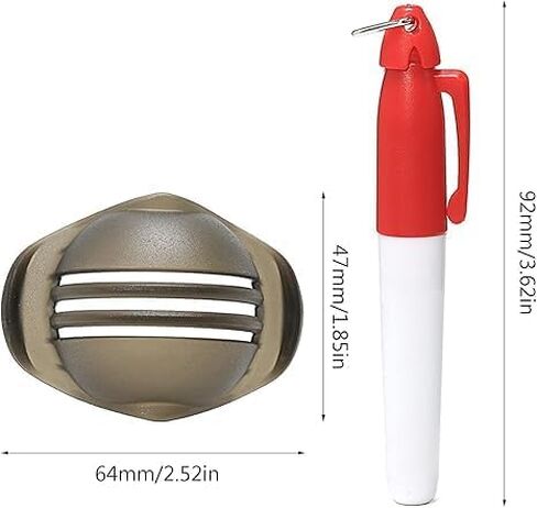 A Set Golf Ball Line Marker Golf Ball Line Drawing Marker Line Template Liner Drawing Marking Alignment Putting Tool Golf Ball Line Liner Alignment Putting Tool Golf Ball Line Marker Tool in Kuwait