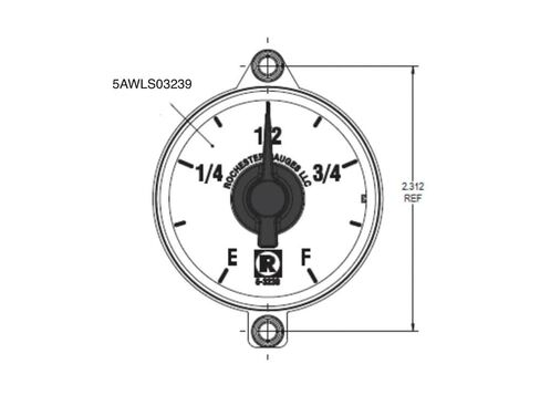 5AWLS03239 Sr. قرص القراءة المباشرة | 2 5/16 بوصة | يستبدل 5844S01793 5002S00062 5141S00062 | يناسب أجهزة قياس السلسلة 6500 8600 in Kuwait