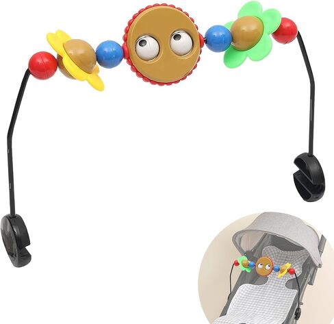 Baby Bouncer Toy Bar Compatible with Baby Bjorn Bouncer | Interactive Spinning Baby Toys with Chimes, BPA-Free Bouncer Toy Attachment for Infant Bouncer Seat and Baby Chair in Saudi Arabia