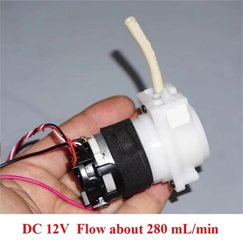 DC 5V-12V Mini Peristaltic Pump - Compact Self-Priming Dosing Pump for Liquid Handling in Kuwait