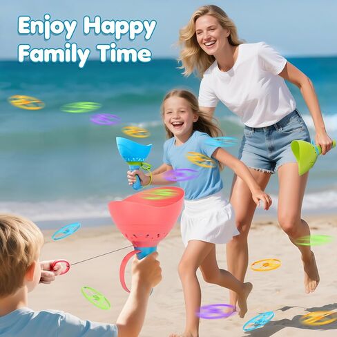 Outdoor Toys for Kids Ages 4-8, 4 Packs Flying Catching Game, Outside Manual Capture Chasing Toys for Ages 3-7, Fun Family Games for Boys Girls Ages 2 3 4 5 6 in Kuwait