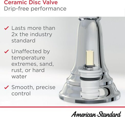 American Standard 7075104.002 Colony Pro SL Monoblock أقل ، أقل من الكروم المصقول in Kuwait