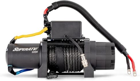 SuperATV 4500 lb. Ready-Fit Winch for 2020+ Polaris General XP 1000 | 266.1 Gear Ratio | 3/16 Inch Steel | Plug-and-Play Installation in Kuwait
