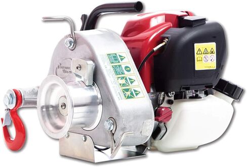 ونش محمول يعمل بالغاز ونش كابستان - 1,550 رطل. قدرة السحب، محرك 1.34 Hon da GX-35، PCW3000 مع حقيبة نقل مصبوبة in Kuwait