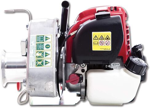 ونش محمول يعمل بالغاز ونش كابستان - 1,550 رطل. قدرة السحب، محرك 1.34 Hon da GX-35، PCW3000 مع حقيبة نقل مصبوبة in Kuwait