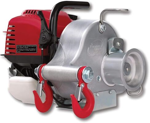 ونش محمول يعمل بالغاز ونش كابستان - 1,550 رطل. قدرة السحب، محرك 1.34 Hon da GX-35، PCW3000 مع حقيبة نقل مصبوبة in Kuwait
