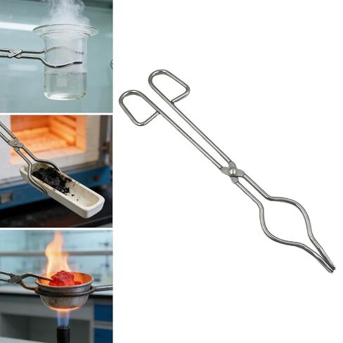 predolo Crucible Tongs Stainless Steel Plier Holder Nonslip Jaw Melting Furnace Tool Suitable for Experiments Jewelry Making Metalworking, 29cm in Kuwait