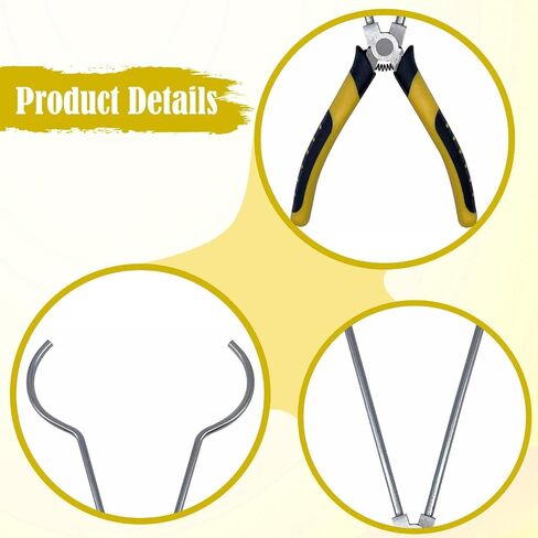 Crucible Tongs Heat Resistant Metal Furnace Tongs Double Spring Structure Rubber Coated Handle Crucible Clamp Secure Holding Suitable for, Style A in Kuwait
