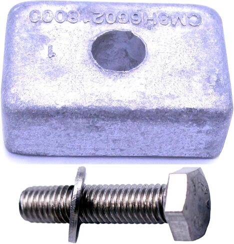 SouthMarine Boat Motor 97-875208 Lower Unit Gearbox Anode for Mercury Mariner 8HP 9.9HP 15HP 20HP / 5041015 05041015 for Evinrude Johnson OMC Outboard Engine in Kuwait