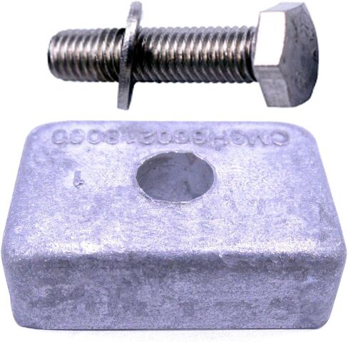 SouthMarine Boat Motor 97-875208 Lower Unit Gearbox Anode for Mercury Mariner 8HP 9.9HP 15HP 20HP / 5041015 05041015 for Evinrude Johnson OMC Outboard Engine in Kuwait