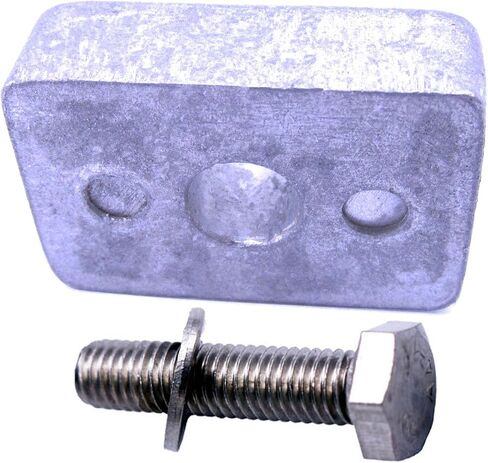 SouthMarine Boat Motor 97-875208 Lower Unit Gearbox Anode for Mercury Mariner 8HP 9.9HP 15HP 20HP / 5041015 05041015 for Evinrude Johnson OMC Outboard Engine in Kuwait