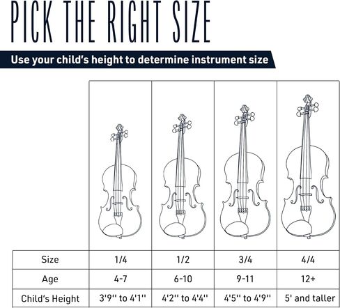 Cecilio 4/4 Violin Solidwood Violin with Strings, Bow, Rosin, Tuner, Shoulder Rest & Lesson Book in Kuwait
